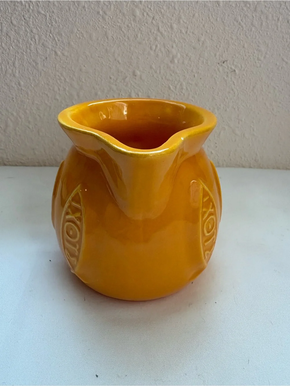 Vintage Witness pottery creamer